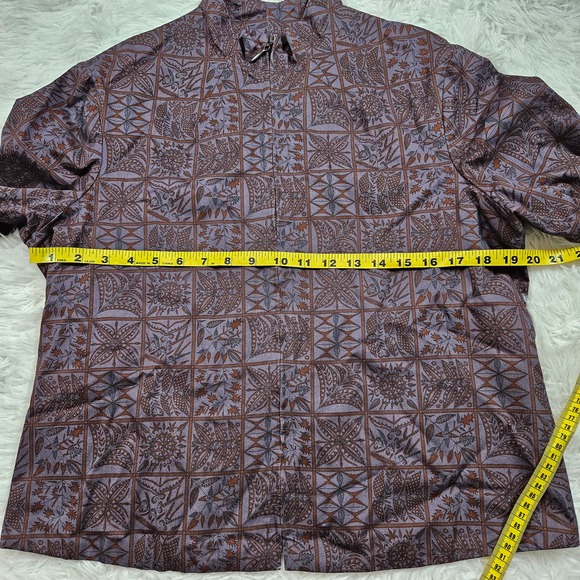 Peruvian Connection Women's Purple Abstract Print Zip Up Jacket. Size 14/L - Picture 6 of 7